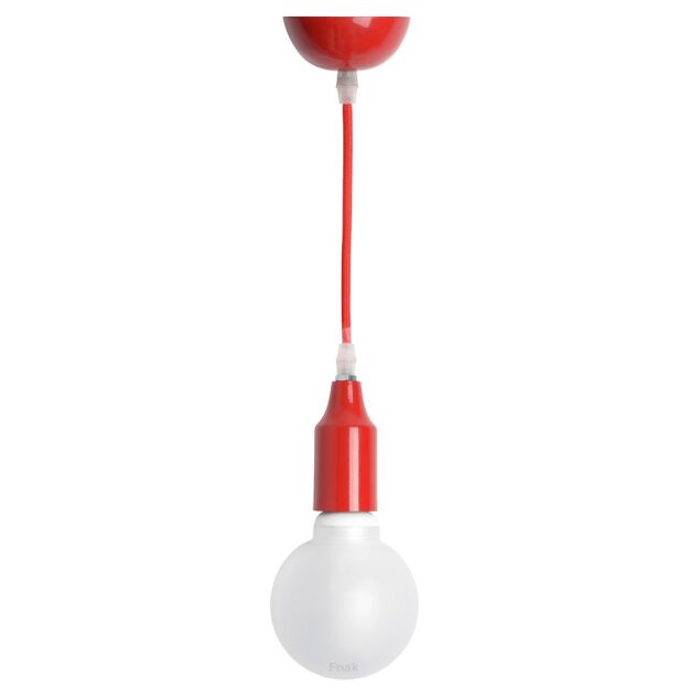 Lampa wisząca czerwona