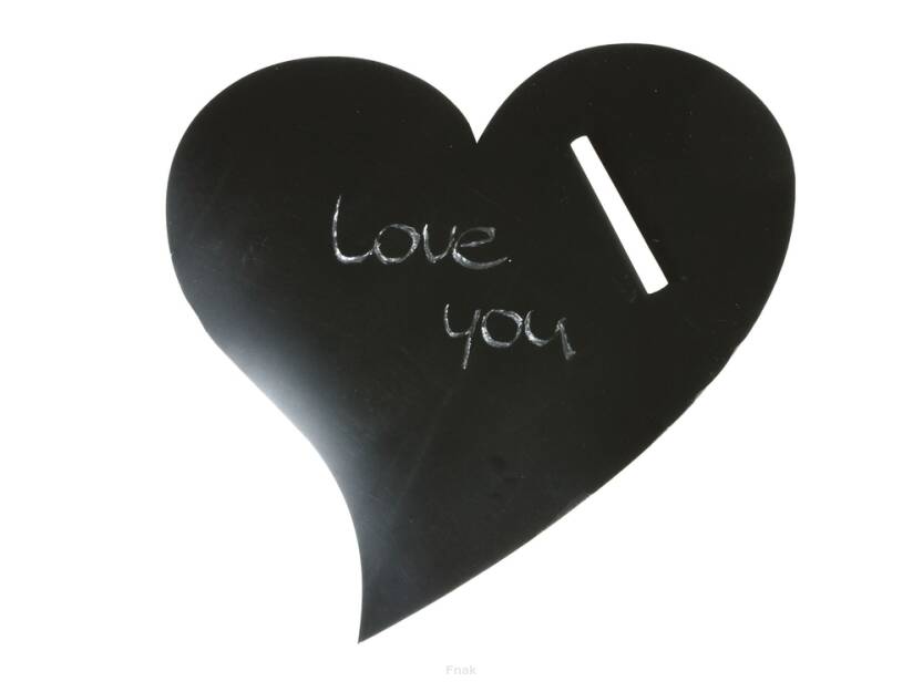 Przyklejana czarna tablica Love WANTED