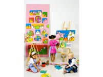 Zegar dziecięcy ścienny KARLSSON Nurdys From The Jungle 50cm! - 2