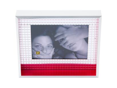 Ramka na zdjęcie PT Fluobox różowa duża