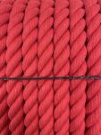 Lina bawełniana czerwona 8 mm - 50 metrów bieżących - 2