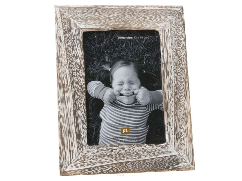Ramka na zdjęcie PT Maison biało-brązowa duża