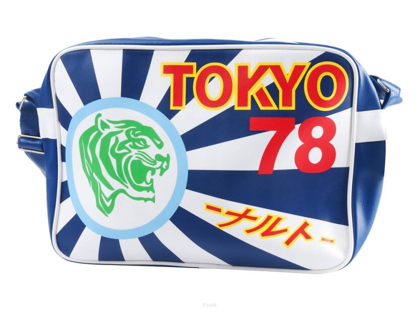Torba na ramię WANTED Tokyo Tiger niebieska