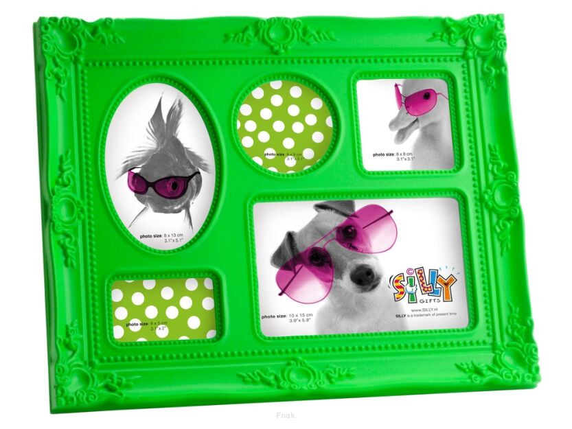 Ramka na zdjęcia SILLY Baroque zielona