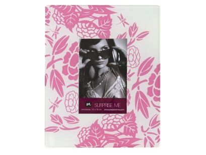 Ramka na zdjęcie PT Japanese Fairytale szklana różowa