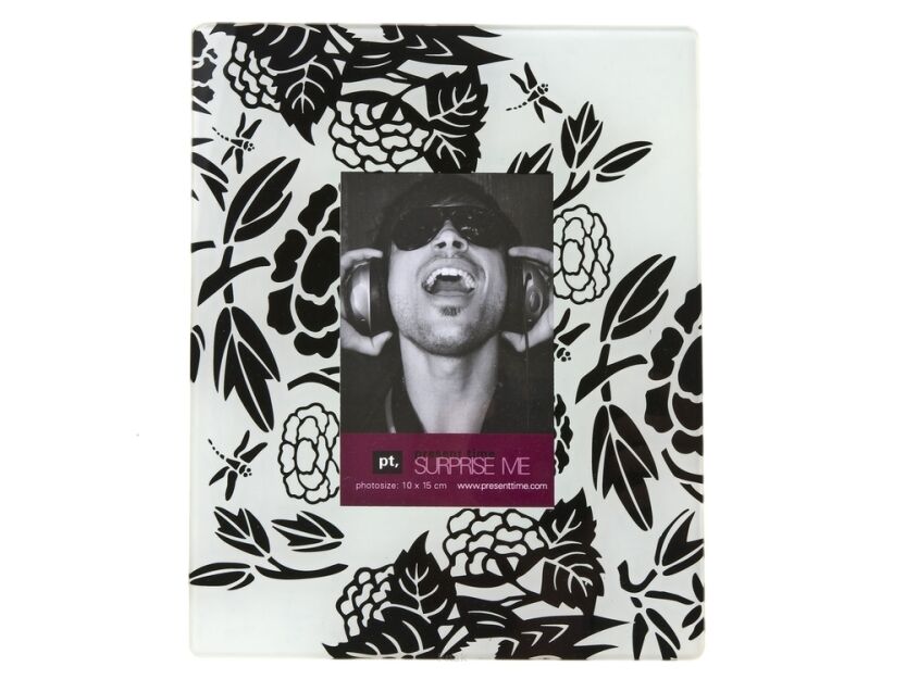 Ramka na zdjęcie PT Japanese Fairytale szklana czarna